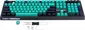 Клавиатура Raskat Клавиатура KM002-GREEN, цвет темно-серый