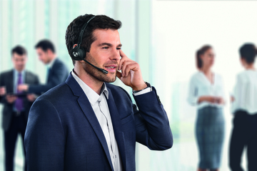 Гарнитура с 1 наушником Jabra Engage 75 Convertible, цвет черный