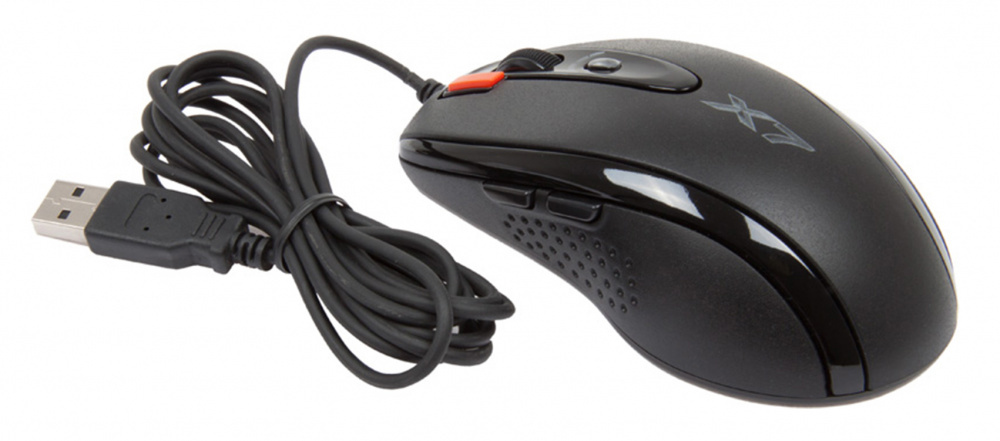 Мышь A4tech X-710BK USB, цвет черный