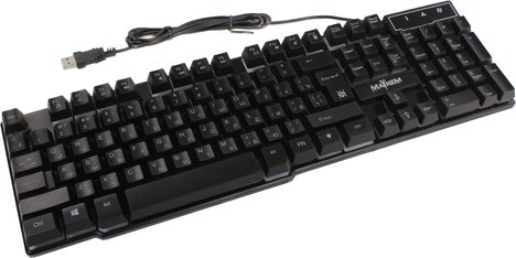 Клавиатура Defender Mayhem GK-360DL 45360, цвет черный