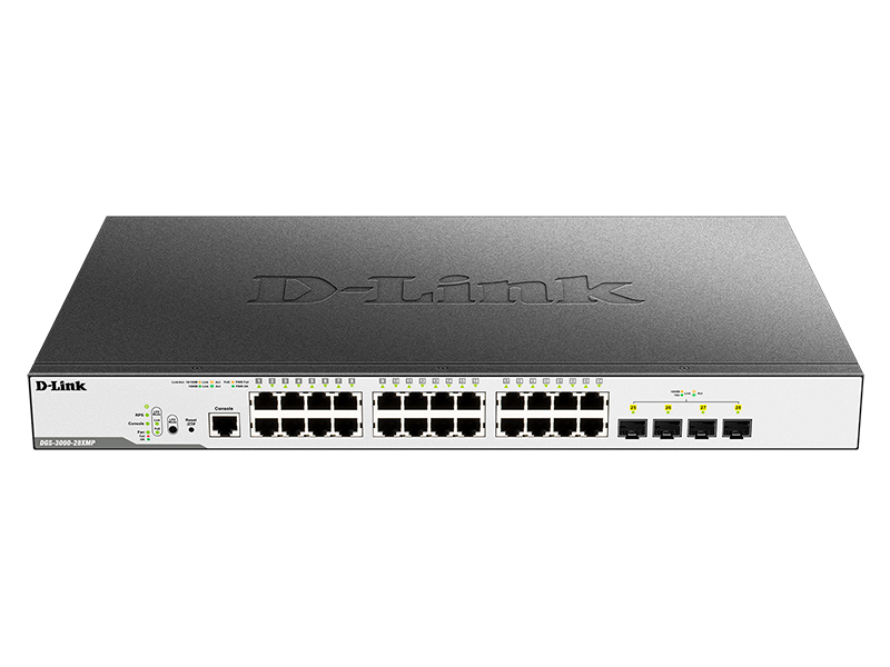 Коммутатор D-LINK DGS-3000-28XMP