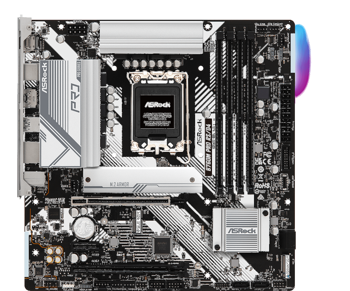 Материнская плата ASRock LGA 1700 Intel B760 B760M PRO RS/D4