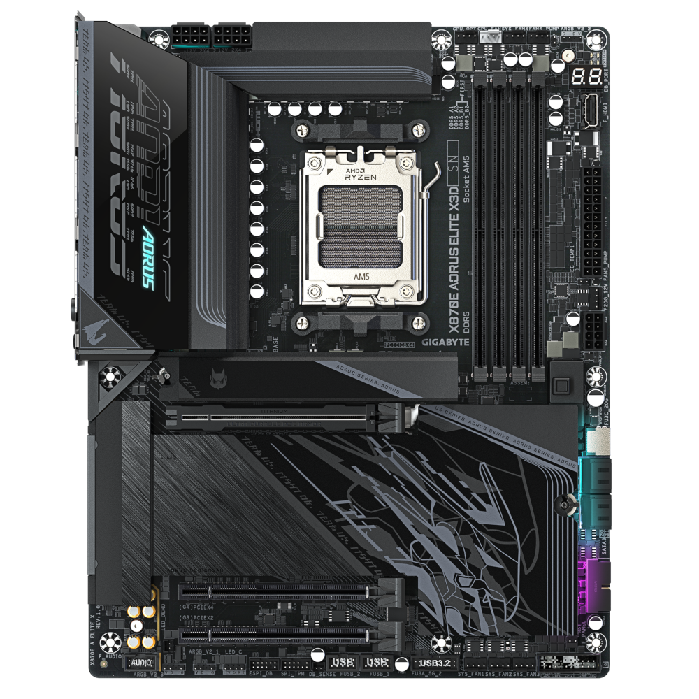 Материнская плата Gigabyte AM5 AMD X870E X870E AORUS ELITE X3D