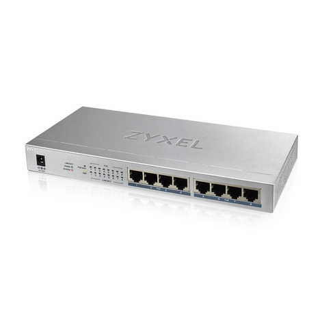 Zyxel GS1008HP, 8xGE PoE+, настольный, металлический, бесшумный, бюджет PoE 60 Вт