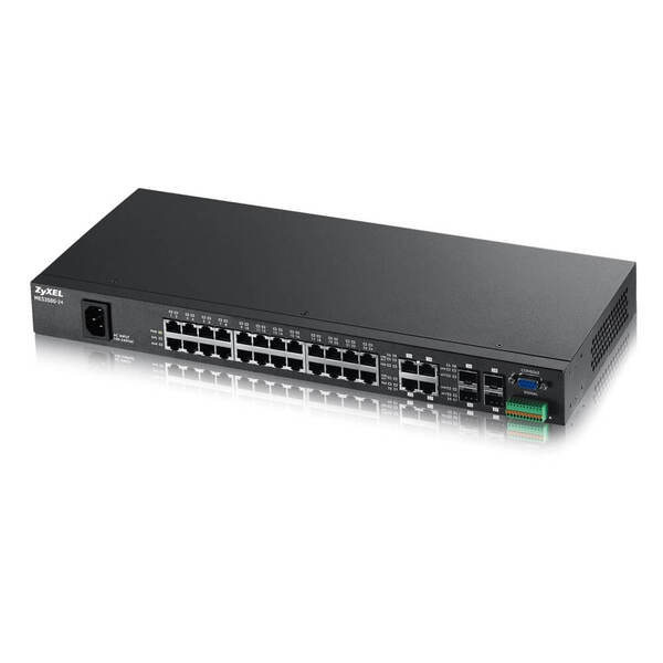 

MES3500-24S L2 коммутатор Zyxel MES3500-24S, 24xFE, rack 19", 4xCombo (SFP/RJ-45), питание AC, 8K MAC-адресов