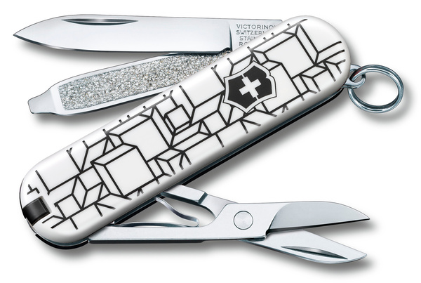 

Нож перочинный Victorinox Classic LE2021 Cubic Illusion (0.6223.L2105) 58мм 7функций карт.коробка