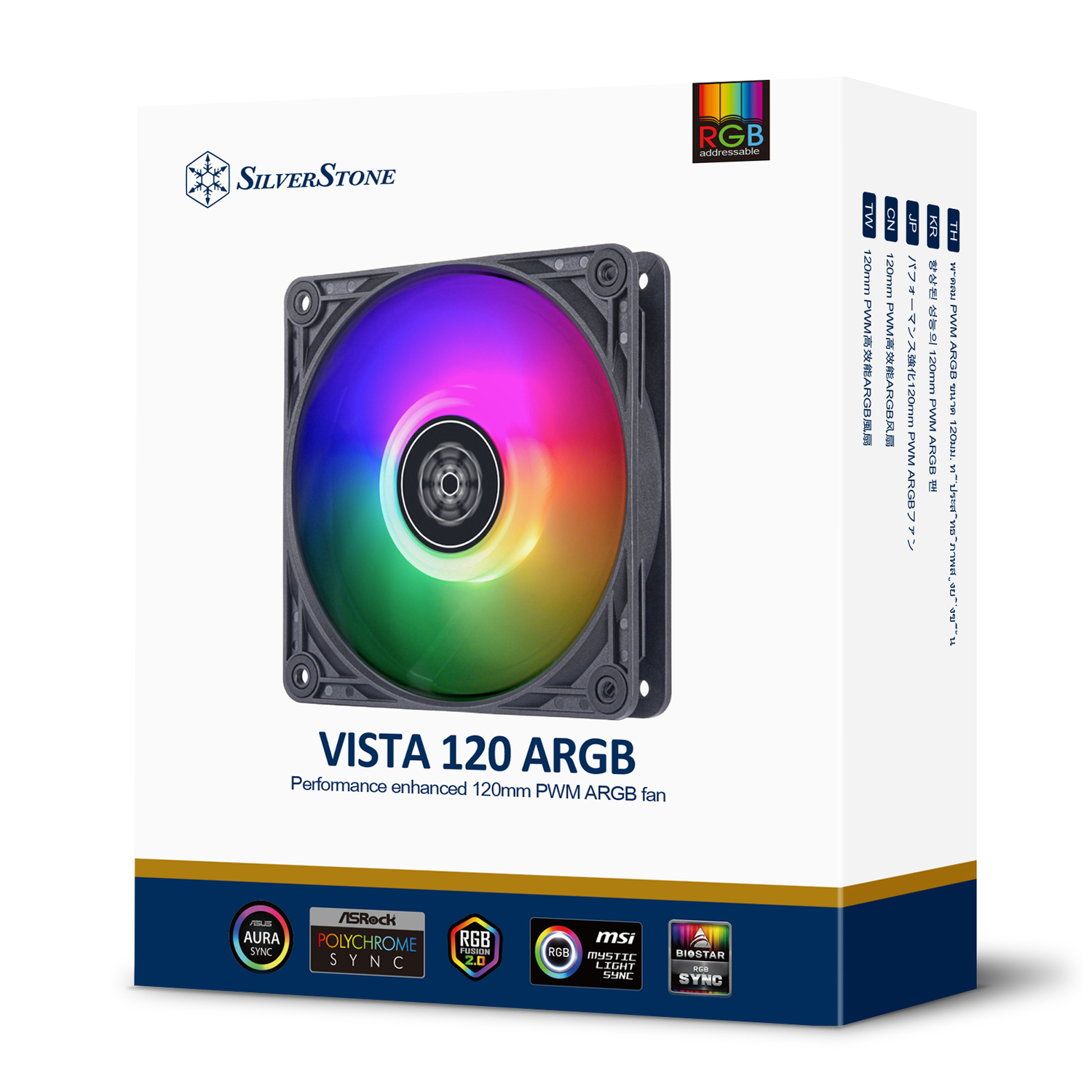 Вентилятор Silverstone для корпуса VISTA 120 ARGB