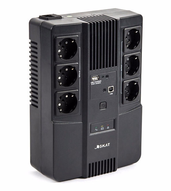 ИБП Бастион SKAT-UPS Line-interactive 800ВА / 480Вт SKAT-UPS 800-AI-IN-1x9 (452) (SKAT-UPS 800 AI)