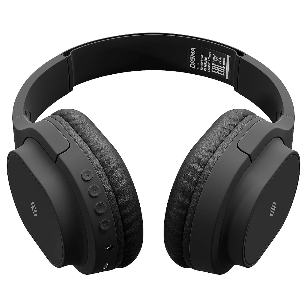 Bluetooth-гарнитура DIGMA BT-18, цвет черный