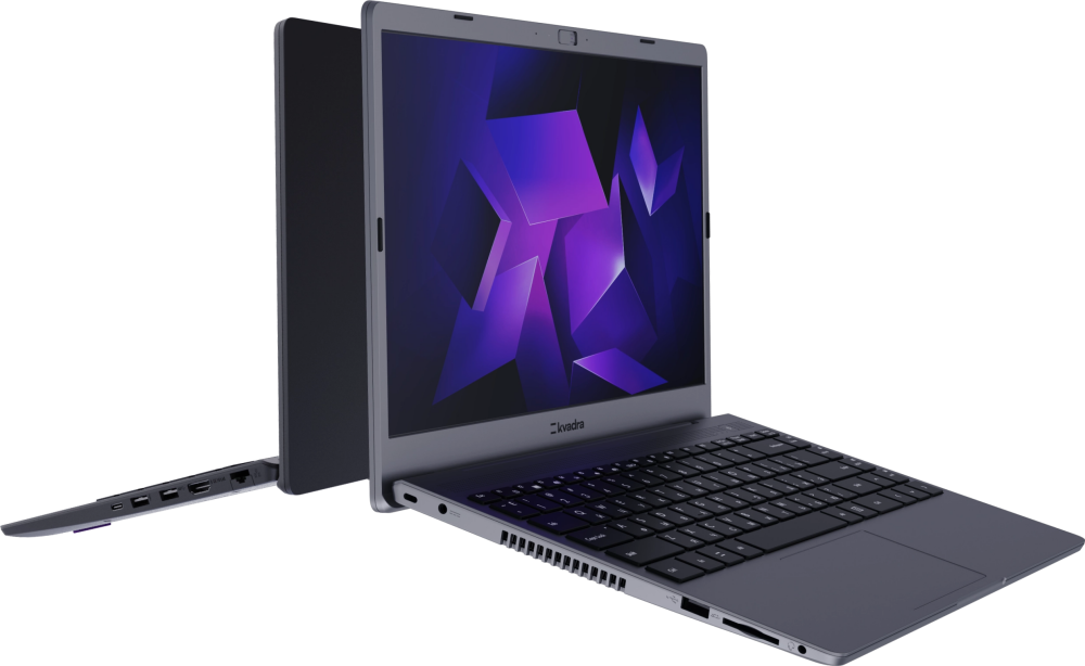 Ноутбук KVADRA Nau LE15T Intel Core i7-1255U (темно-серый)