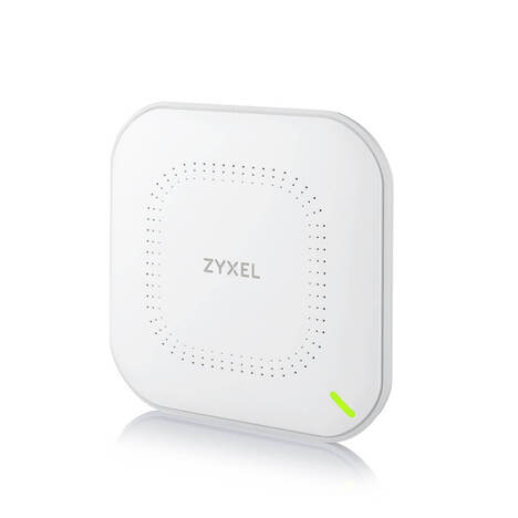 Точка доступа/ Zyxel NebulaFlex NWA50AX Hybrid Access Point, WiFi 6, 802.11a / b / g / n / ac / ax (2.4 and 5 GHz), MU-MIMO, 2x2 antennas, up to 575 + 1200 Mbps, 1xLAN GE, PoE , without support for Captive portal and WPA-Enterprise, protection against 4G / 5G, PSU included