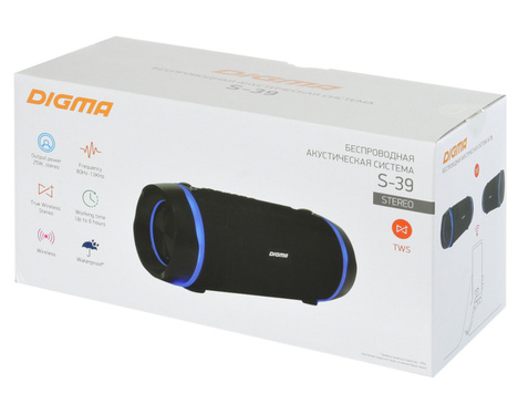 Колонки DIGMA S-39 (черный)