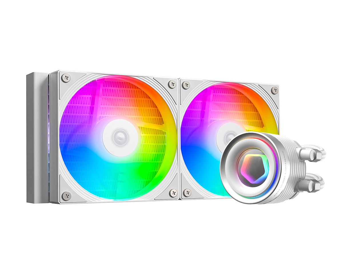 Кулер Процессорный ID-Cooling система водяного охлаждения FX240 INFINITY White