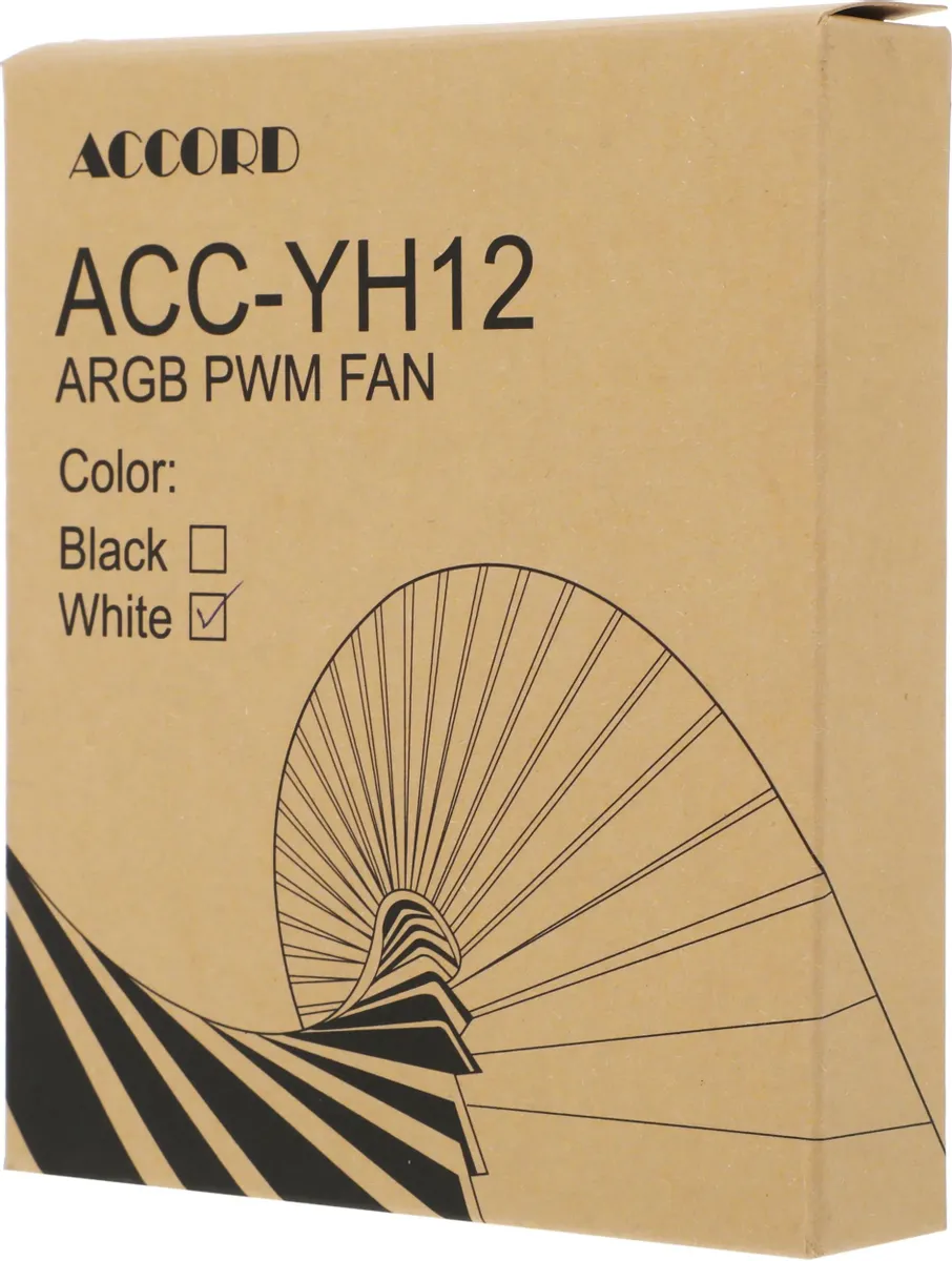Вентилятор Accord для корпуса ACC-YH12 ARGB White