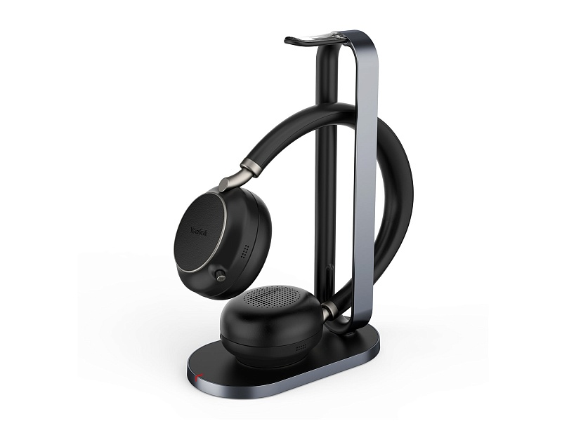 Bluetooth-гарнитура Yealink BH76 with Charging Stand UC Black, цвет черный