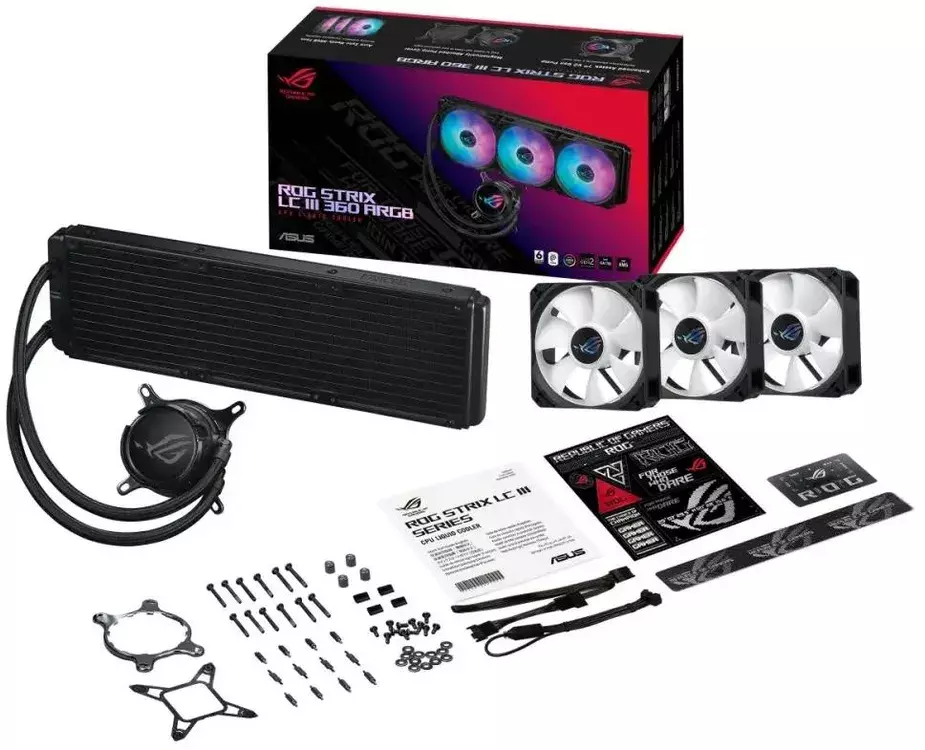 Кулер Процессорный ASUS TUF GAMING LC III 360 ARGB Black