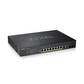 ZYXEL Hybrid Smart PoE ++ ZYXEL NebulaFlex XS1930-12HP switch, 19 "rack, 10xRJ-45: 1 / 2.5 / 5 / 10G (8 of them PoE ++ (802.3bt), 2xSFP +, 375 W PoE budget, standalone / cloud management