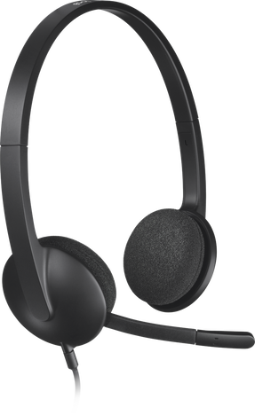 Гарнитура Logitech H340 USB, цвет черный