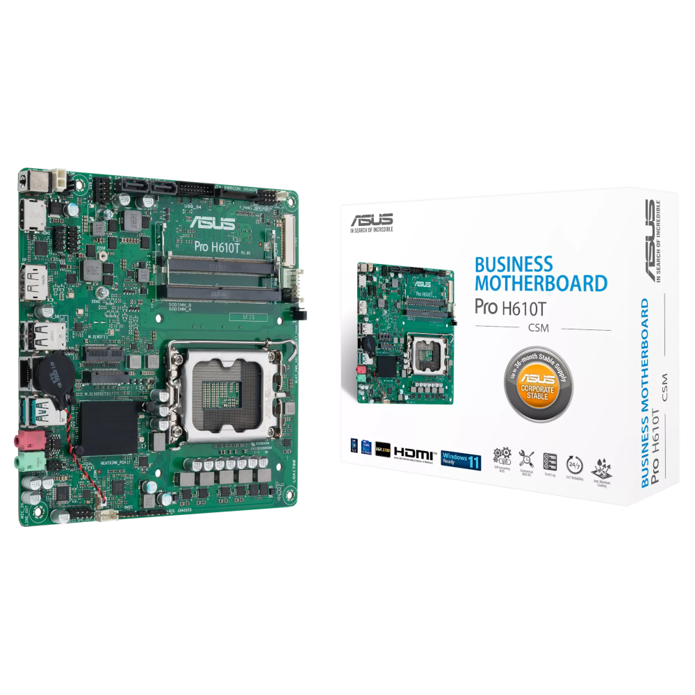 Материнская плата ASUS Intel H610 PRO H610T-CSM