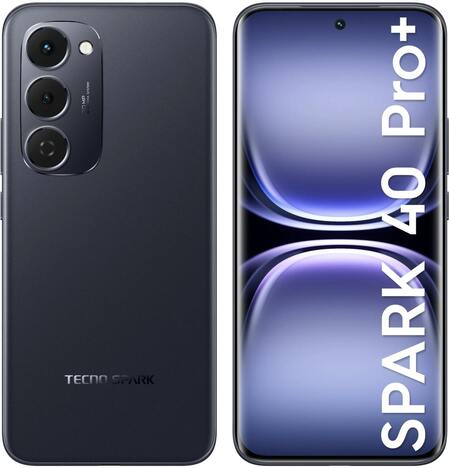 Смартфон TECNO SPARK 40 Pro+ 256 ΓБ черный