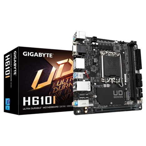 Материнская плата Gigabyte LGA 1700 Intel H610 H610I