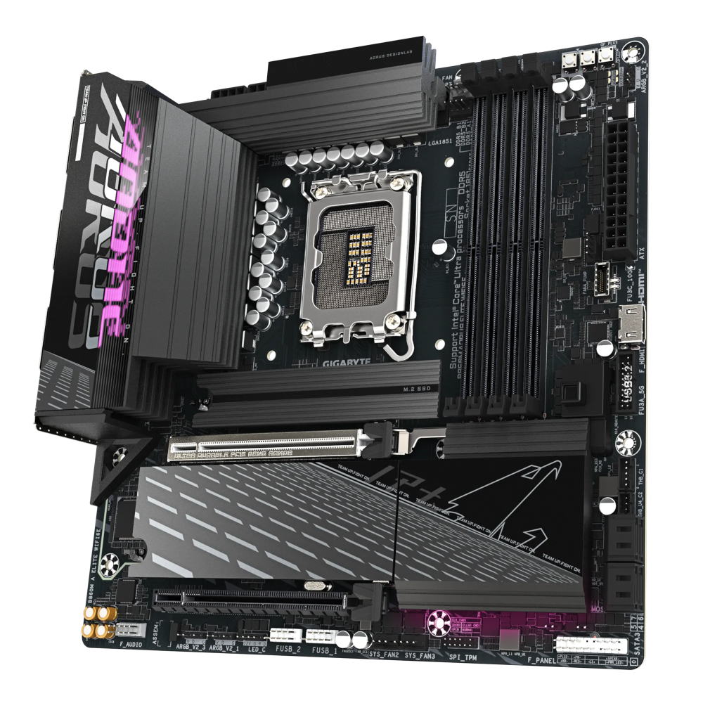 Материнская плата Gigabyte LGA1851 Intel B860 B860M AORUS ELITE WIFI6E