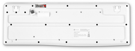 Клавиатура Oklick USB K225W 1875235, цвет белый