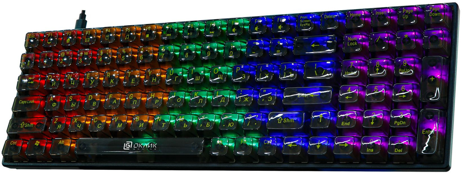 Клавиатура Oklick KeyBoard 915GK 1790371, цвет черный