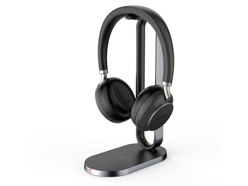 Bluetooth-гарнитура Yealink BH76 with Charging Stand UC Black, цвет черный