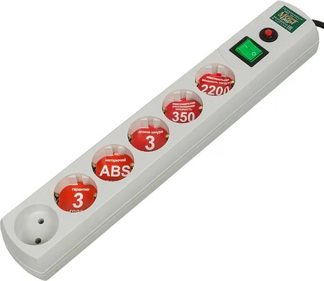 Сетевой фильтр Most Сетевой фильтр LRG 3м (6 розеток)