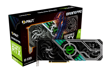 Видеокарта Palit GeForce RTX 3060 Ti 8 ΓБ Retail
