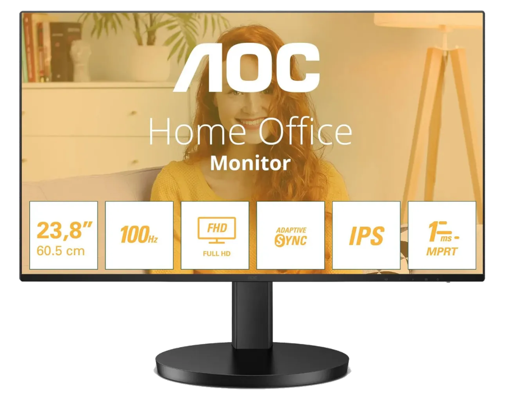 Монитор AOC 24B3HA2 23.8-inch черный