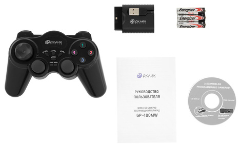 Игровой манипулятор Oklick Геймпад GP-400MW