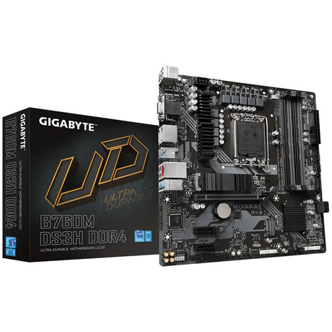 Материнская плата Gigabyte LGA 1700 Intel B760 B760M DS3H DDR4