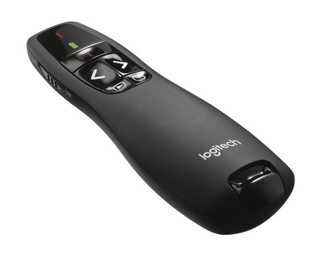Презентер Logitech Presenter R400 Radio USB 910-004252, цвет черный