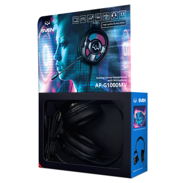 Гарнитура SVEN AP-U1100MV, цвет черный