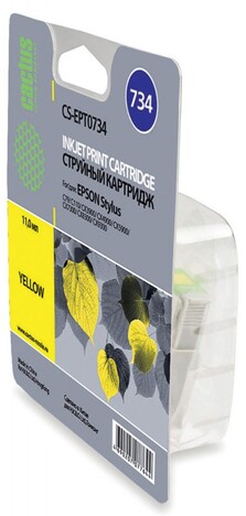 Картридж желтый Cactus CS-EPT0734