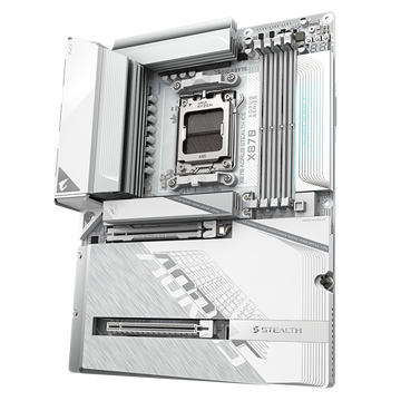 Материнская плата Gigabyte AM5 AMD X870 X870 AORUS STEALTH ICE