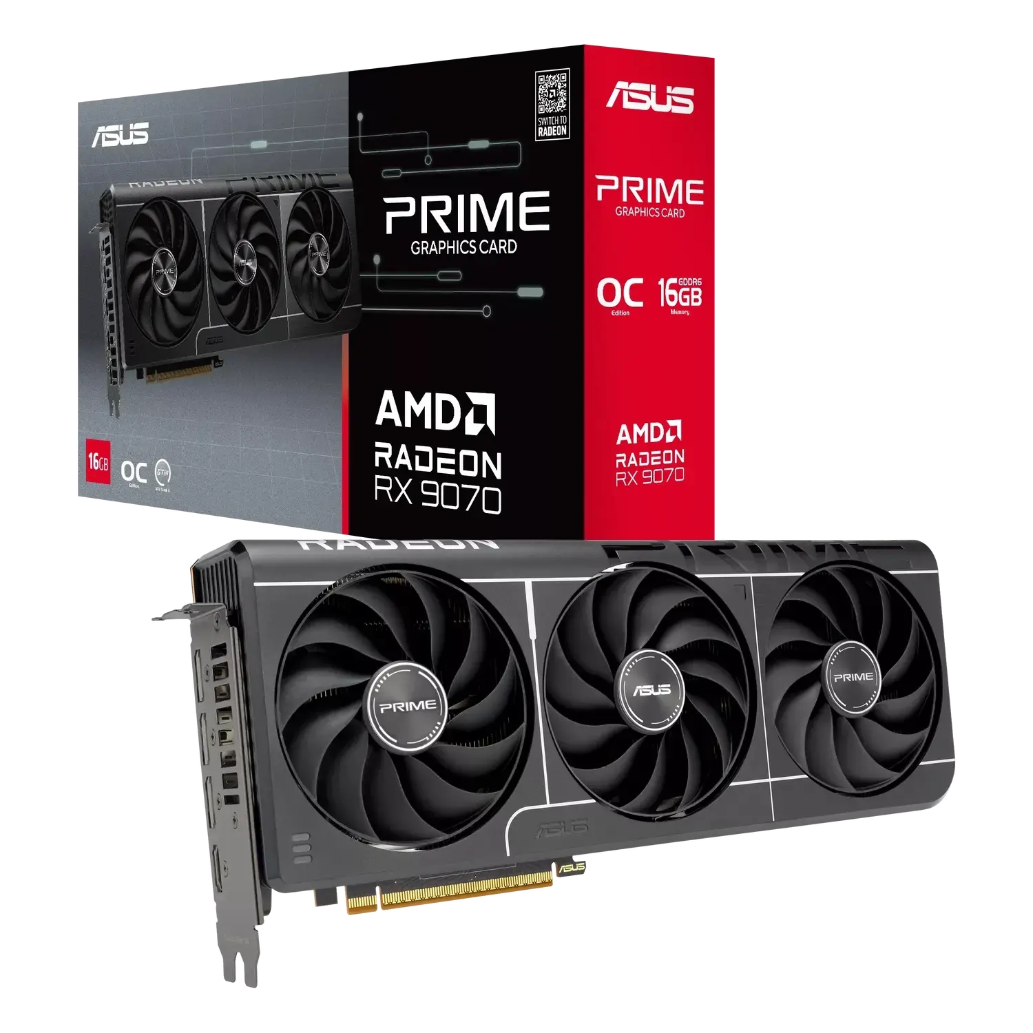 Видеокарта/ PRIME-RX9070-O16G-EVO