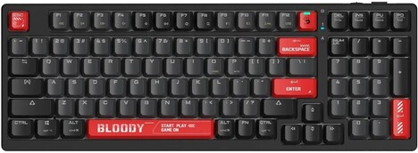Клавиатура A4tech Bloody WS98 Pixels Red WS98, цвет черный