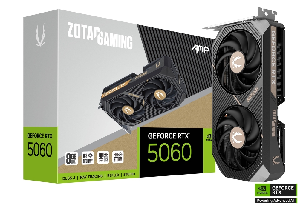 Видеокарта Zotac GeForce RTX 5060 Ti 8 ΓБ Retail