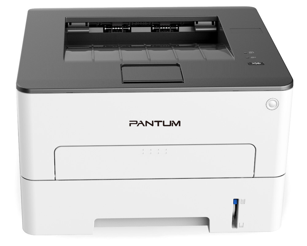 Pantum P3010DW, Printer, Mono laser, A4, 30 ppm (max 60000 p/mon), 350 MHz, 1200x1200 dpi, 128 MB RAM, Duplex, paper tray 250 pages, USB, LAN, WiFi, start. cartridge 1000 pages (grey)