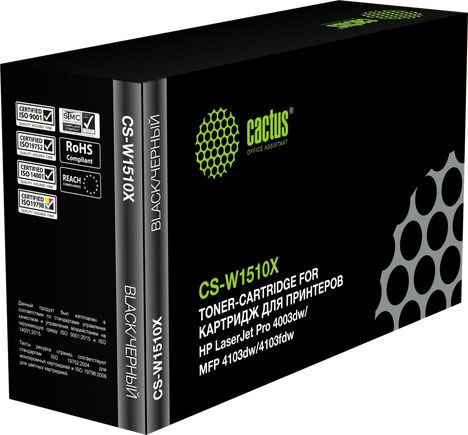 Картридж черный Cactus CS-W1510X