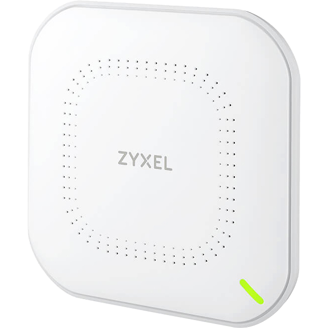 Гибридная точка доступа Zyxel NebulaFlex NWA90AX, WiFi 6, 802.11a/b/g/n/ac/ax (2,4 и 5 ГГц), MU-MIMO, антенны 2x2, до 575+1200 Мбит/с, 1xLAN GE, PoE,