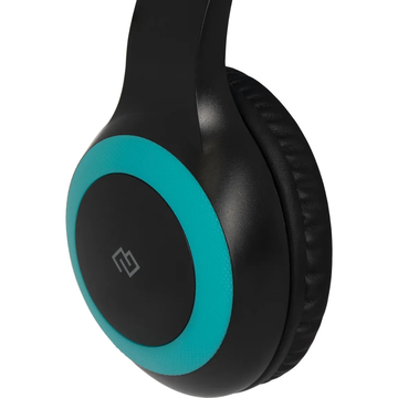 Bluetooth-гарнитура DIGMA BT-15, цвет голубой/черный