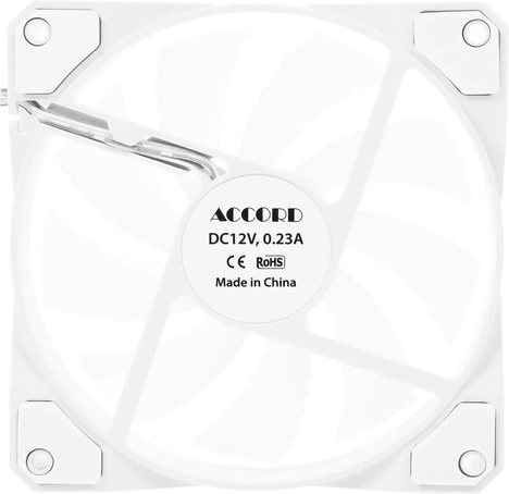 Вентилятор Accord для корпуса ACC-XF12 ARGB White
