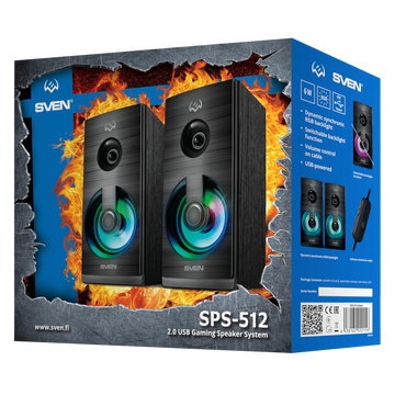 Колонки SVEN SPS-512 (черный)