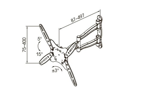 Кронштейн Kromax TECHNO-5