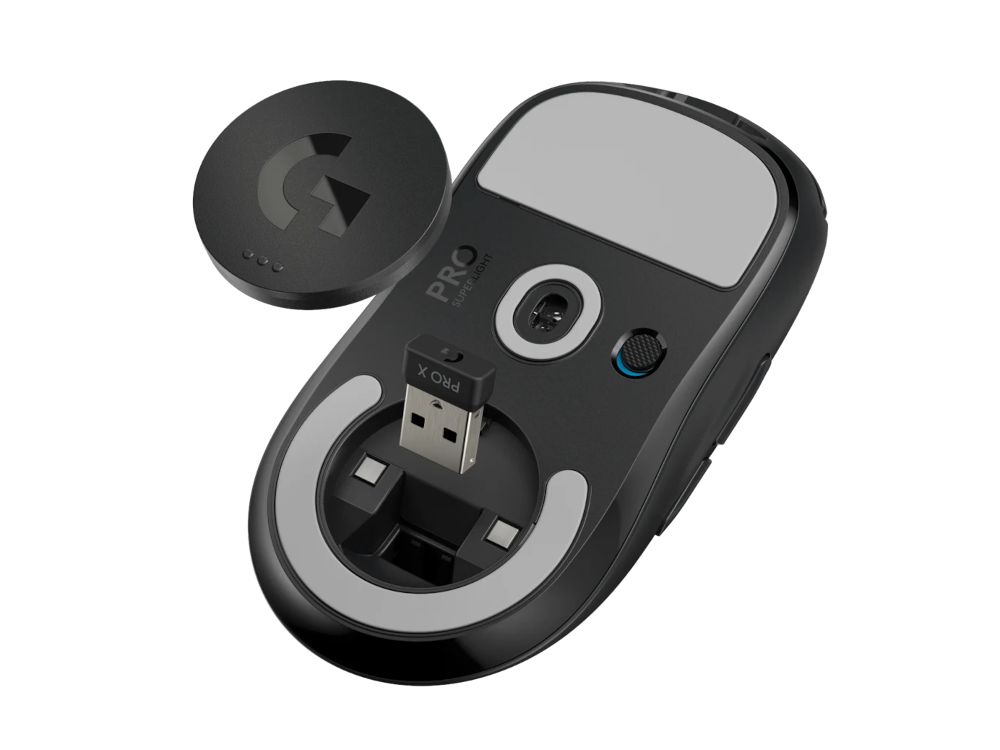 Мышь Logitech G Pro X Superlight 910-006634, цвет черный