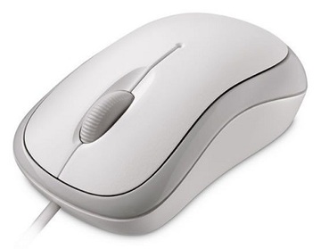 Мышь Microsoft Corporation Basic Mouse 4YH-00008, цвет белый